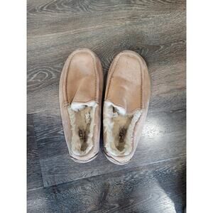 Ugg Women's Brown Slip on Low Top Suede Moccasin Slipper Size 8‎ Fuzzy #3